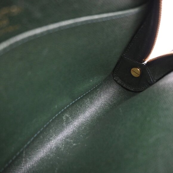 LOUIS VUITTON LV Logo BAIKAL Clutch Hand Bag Taiga Leather Epicea M30184 02EE828 - Picture 12 of 16